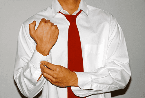 Chemise blanche comme neige