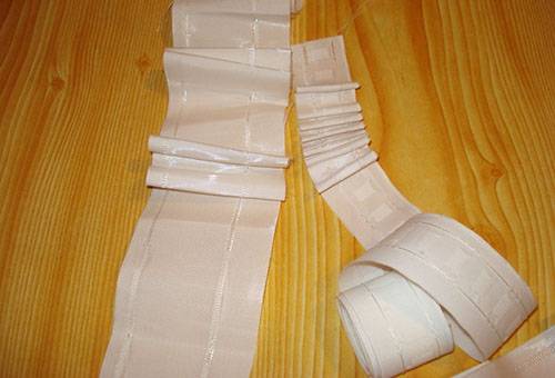 Types de ruban à rideaux