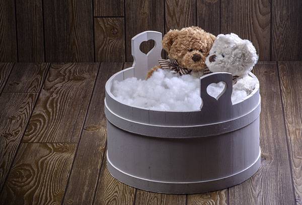 Les jouets prennent un bain