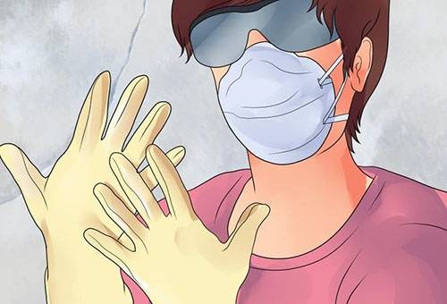 Équipement de protection pour la désinfection des appartements