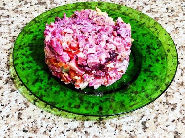 servir de la salade comme au restaurant