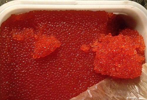 Caviar rouge en conserve