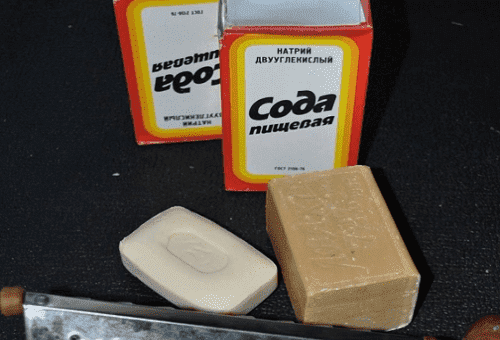 bicarbonate de soude et savon à lessive