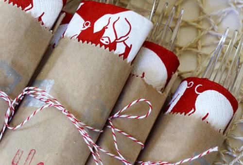 Serviettes du Nouvel An