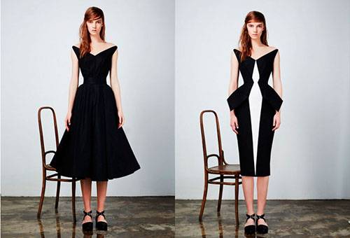 Robe avec une forme claire