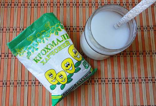 Préparation d'une solution d'amidon