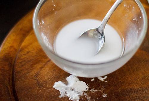 Préparation d'une solution d'amidon