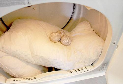 Laver un oreiller en machine