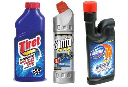 Produits chimiques pour le nettoyage des canalisations