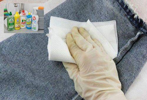 laver un jean avec du liquide vaisselle