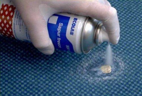 spray dissolvant de gomme