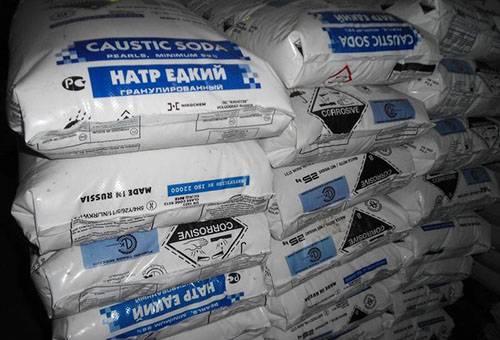 Stockage de la soude caustique