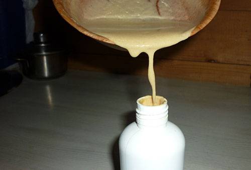 Préparation du gel vaisselle