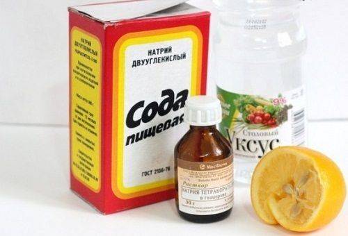 bicarbonate de soude vinaigre citron