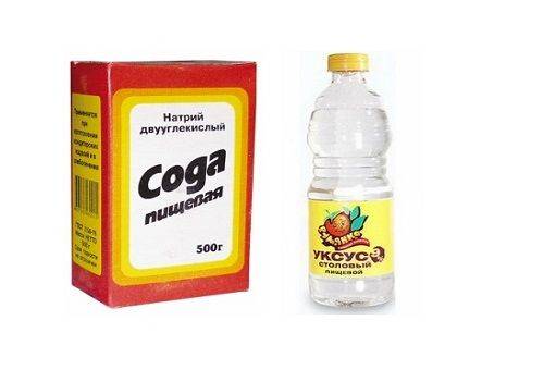 bicarbonate de soude et vinaigre