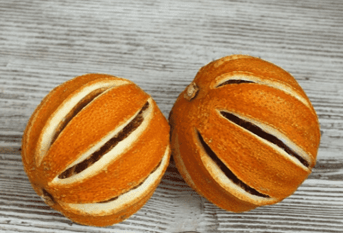 oranges entières séchées