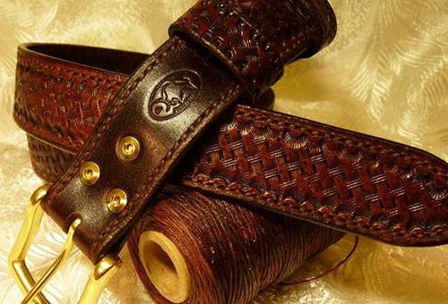 Ceinture en cuir