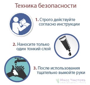 Précautions de sécurité lors du traitement avec Finalgon