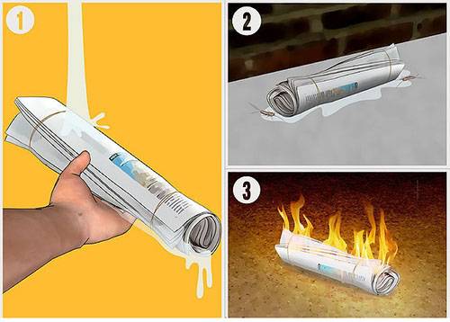 Piège à double sens en papier journal