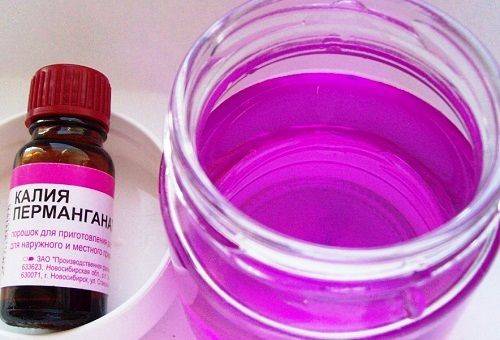 le permanganate de potassium