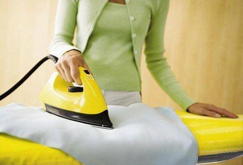 repasser une veste en polyester