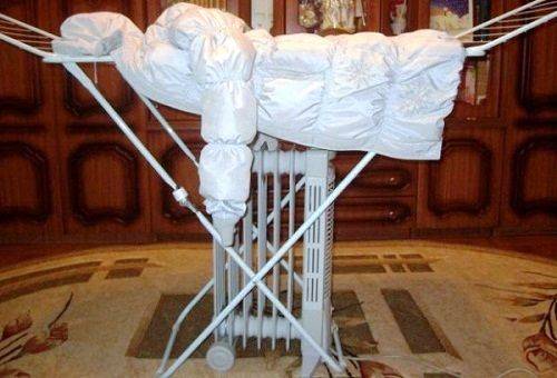 doudoune blanche séchante