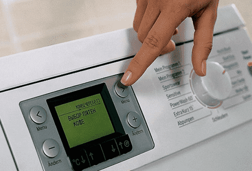 tâche du mode de lavage