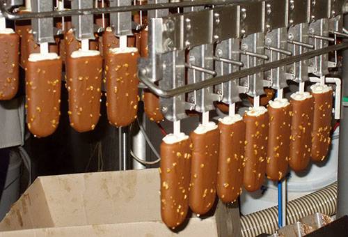 Production de glaces à l'eau