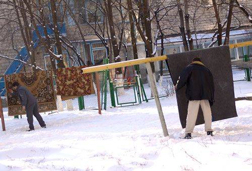 nettoyage de tapis extérieur