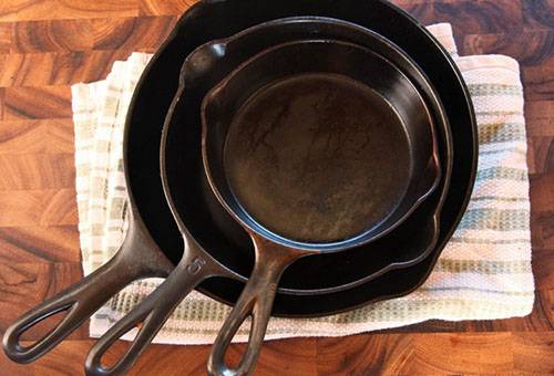 Poêles à frire en fonte