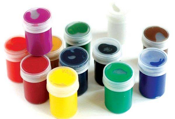Gouache multicolore
