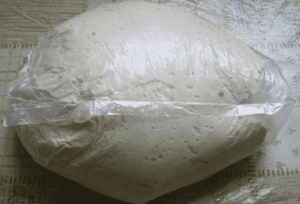 Pâte dans un sachet