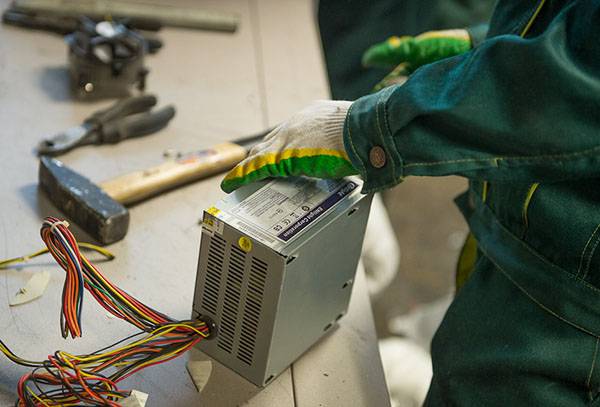 Recyclage des appareils électroménagers