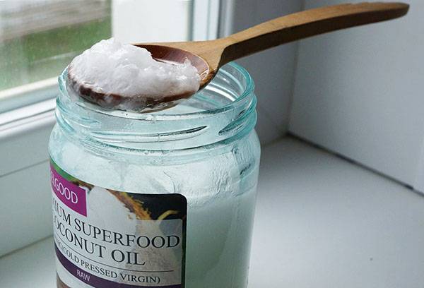 Huile de coco comestible