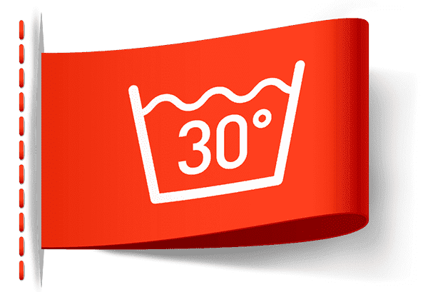 Pictogramme Lavage à 30 degrés