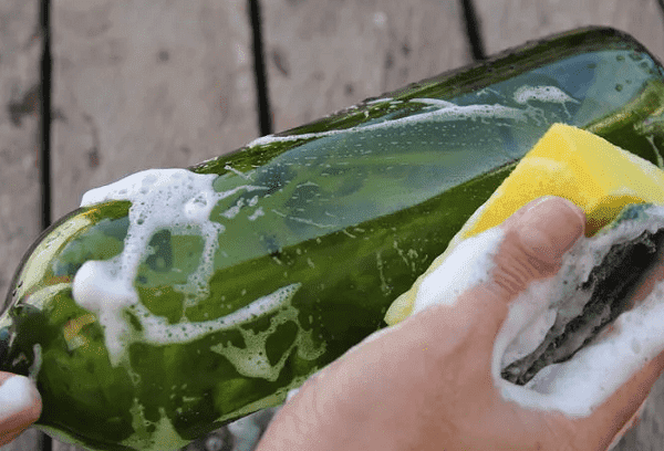 lavage des bouteilles