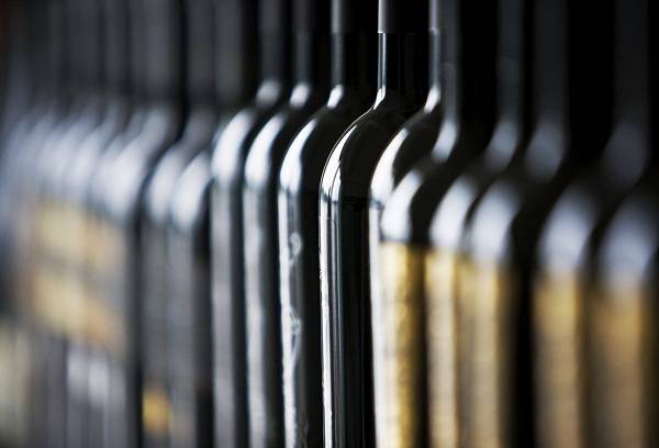 bouteilles de vin
