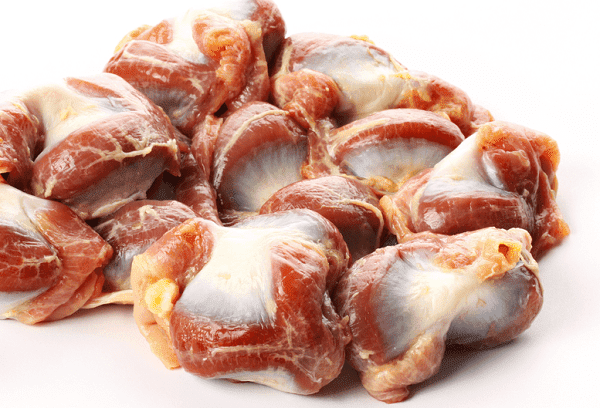gésiers de poulet
