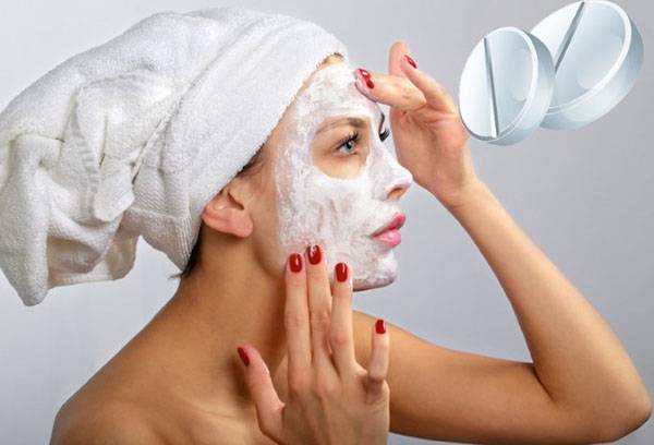 Masque à l'aspirine