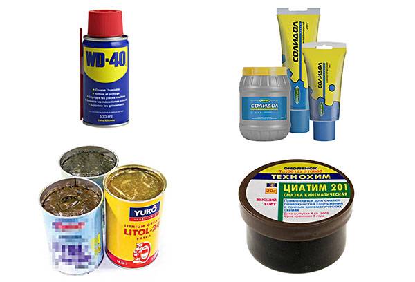 Lubrifiants contre les charnières qui grincent