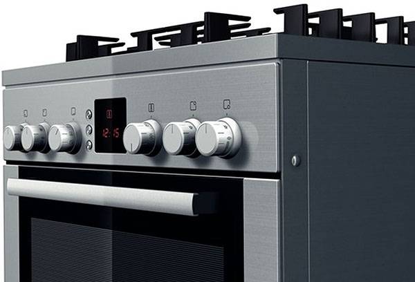 Cuisinière à gaz moderne