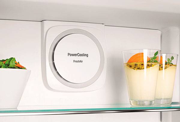 Pas de système de gel dans le réfrigérateur