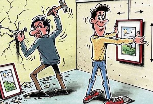 Façons d'accrocher des photos