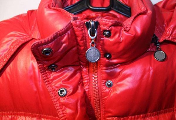 Tache sur une doudoune