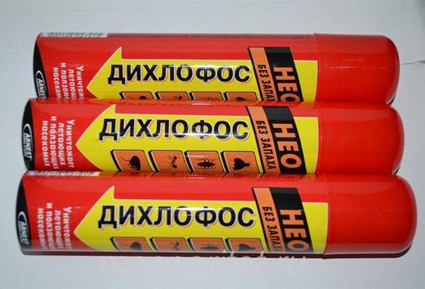 Bombes aérosols contenant du dichlorvos