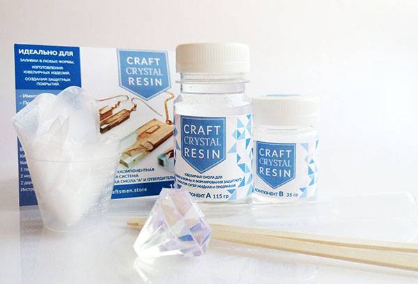 Kit de créativité avec résine époxy