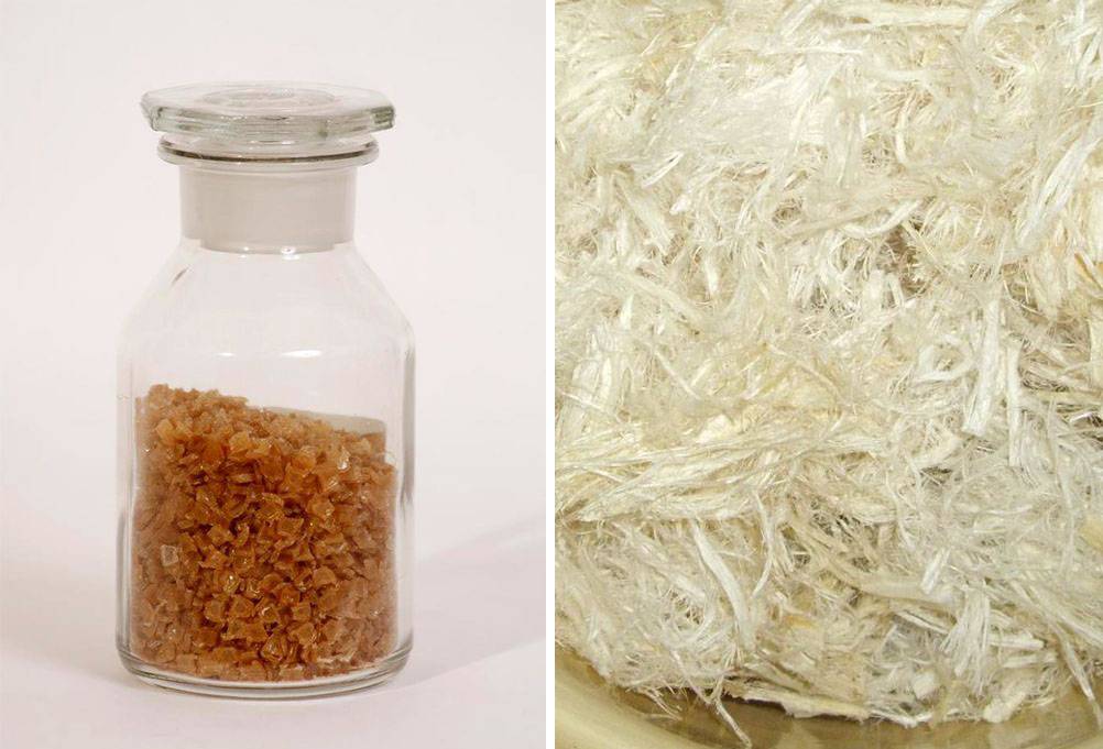 Colle de peau et de poisson