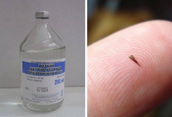 Solution hypertonique