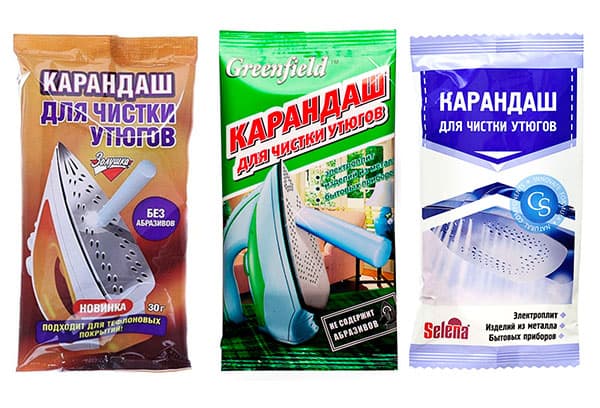 Types de crayons pour nettoyer les fers