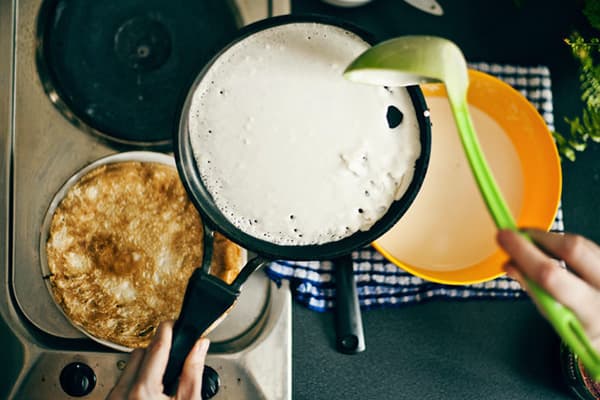 Cuisson des crêpes